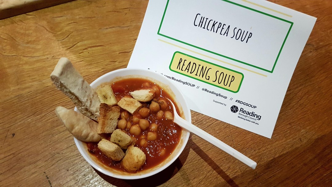 Morroccan Chickpea soup at Reading SOUP_1
